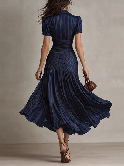 Florence | Robe Maxi en Chiffon Vintage Élégante