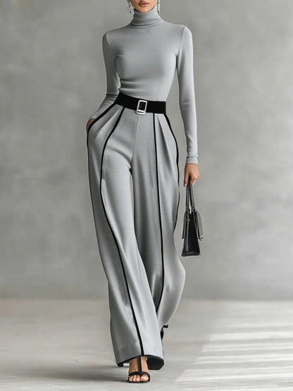 Vera™ - Ensemble élégant avec détails contrastants
