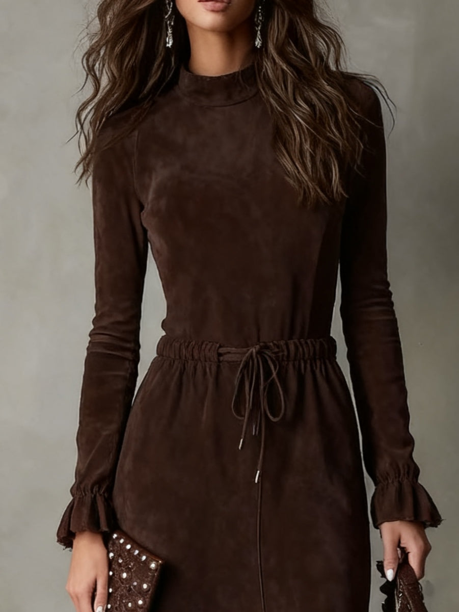 Adalia | Drawstring Midi Dress
