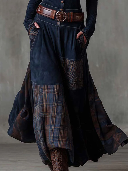Helena | Patchwork Maxi Dress