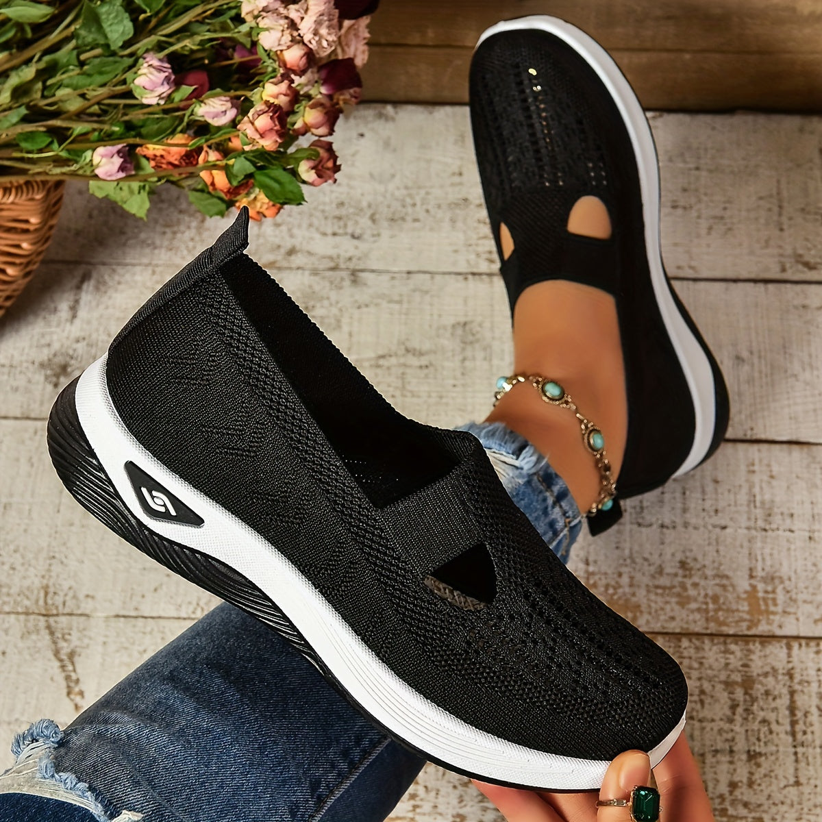 Fleurora™ | Breathable Slip-On Casual Sneakers