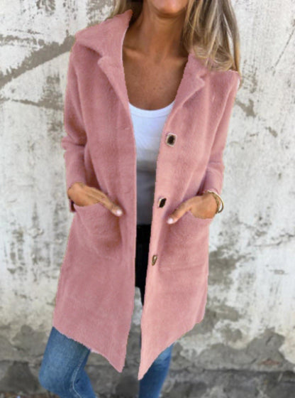 Veloria™ | Chunky Elegance Coat