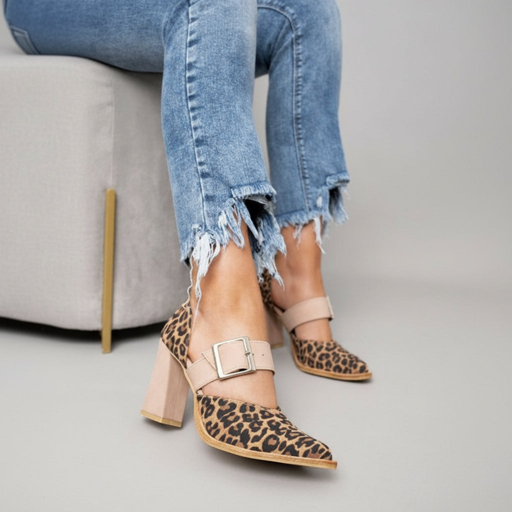 Loena | Elegant Leopard Heels