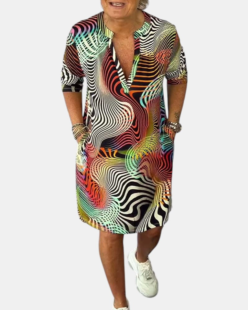 Jessica™ | Robe V en Couleurs