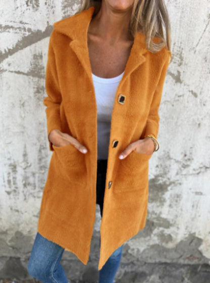 Veloria™ | Chunky Elegance Coat