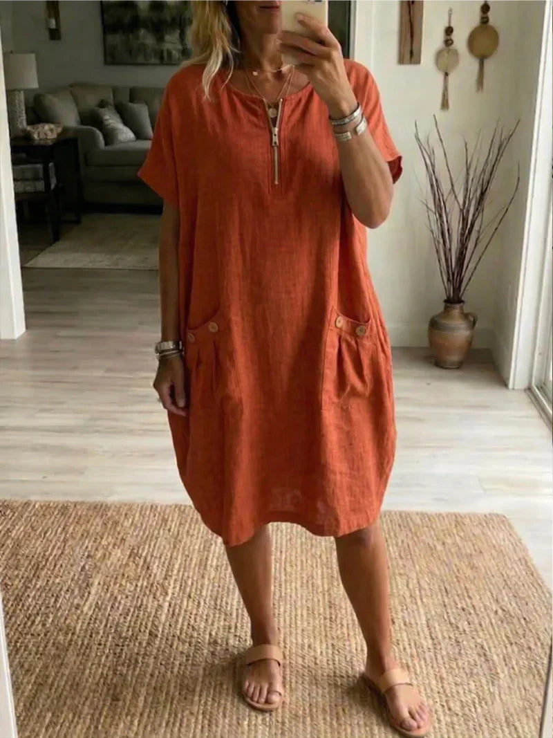 Pascale™ | Robe Maxi à Zip