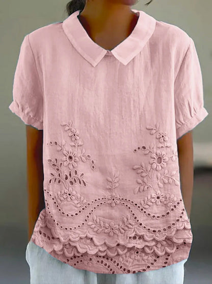 Lily | Chemise Brodée Florale