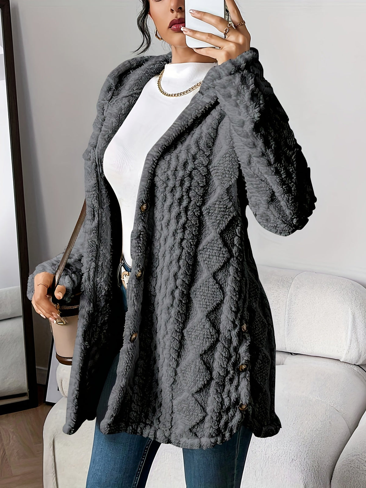 Florayne™ | Elegant Hooded Cardigan