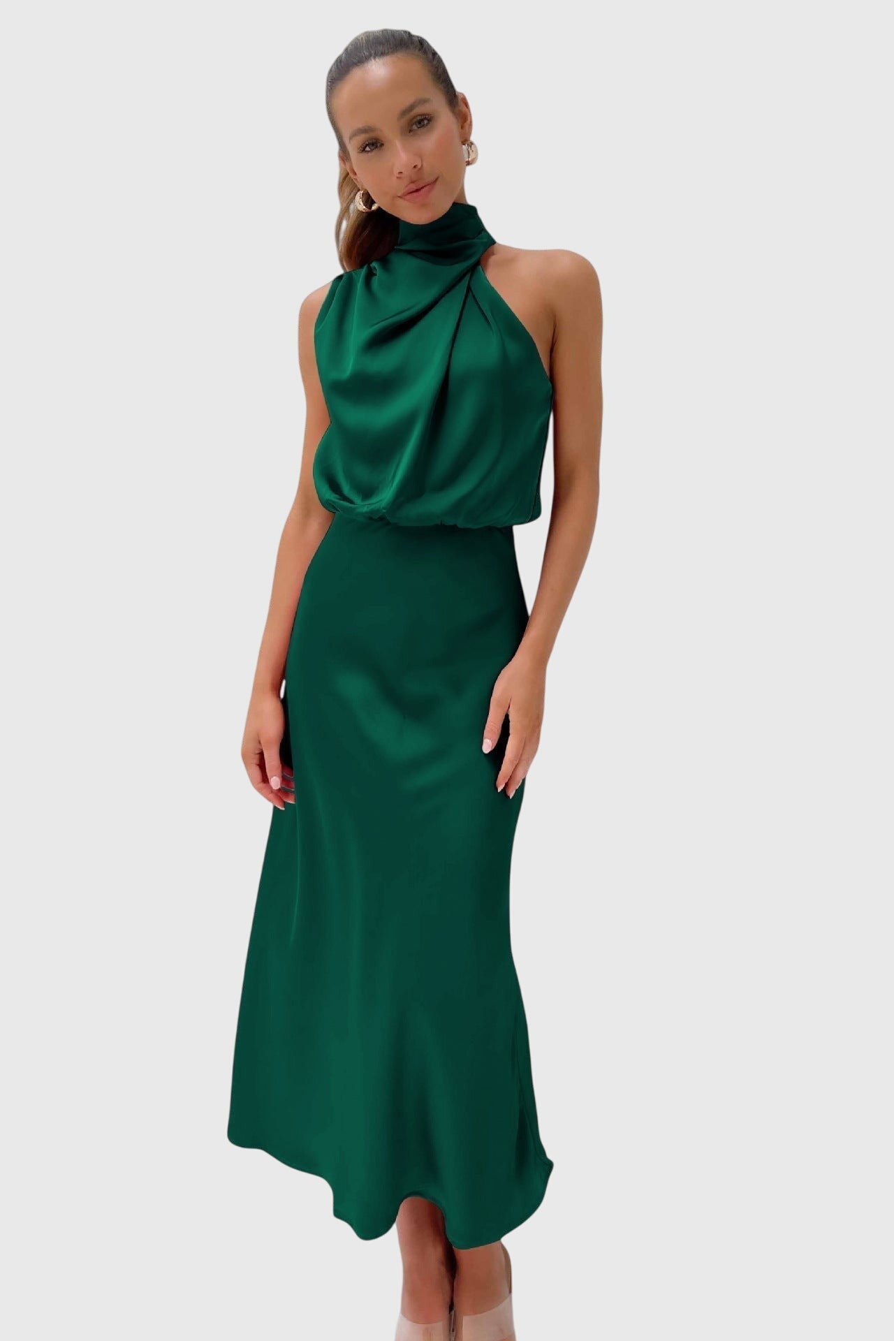 Ava™ | Glamorous Satin Halter Robe