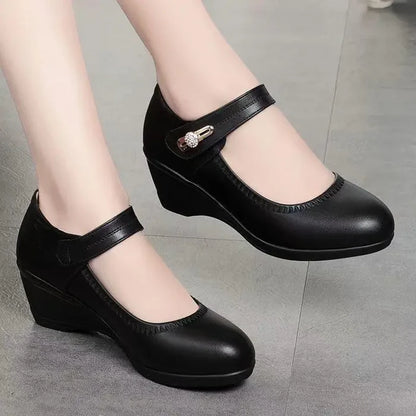 Elarenne™ | Elegant Mid-Heel Shoes