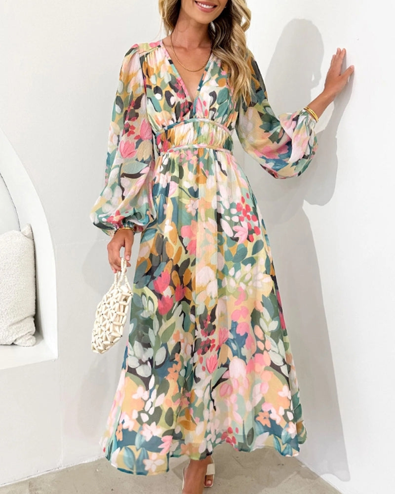 Celine | Robe Florale Féminine