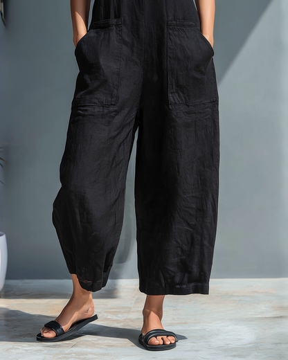 Sofia™ | Linen Long Jumpsuit