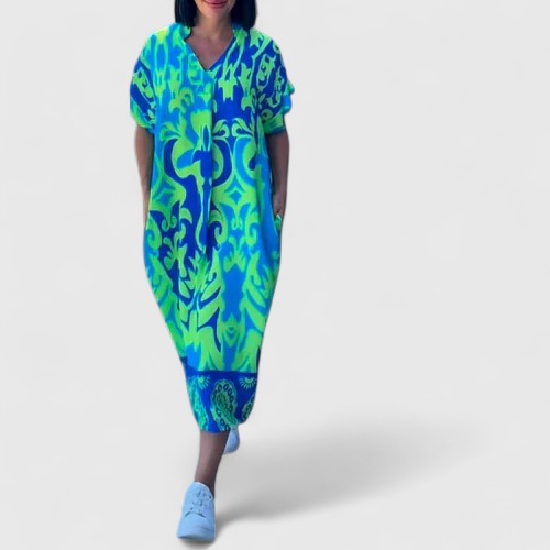 Shamcey™ - Élégante Robe Fleurie