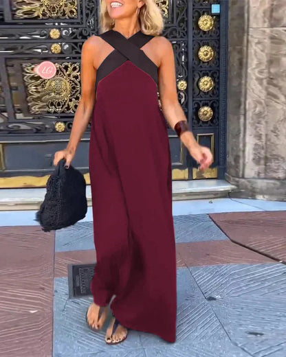 Quirine™ | Robe Maxi à Devant Enveloppé