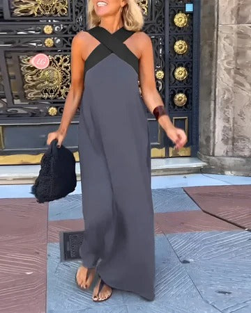 Quirine™ | Robe Maxi à Devant Enveloppé
