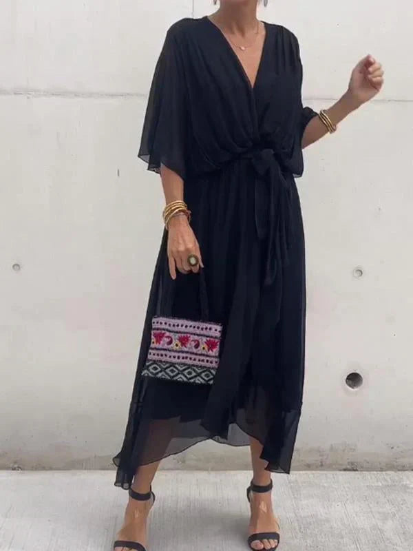 Avalon | Dress with V-Neckline