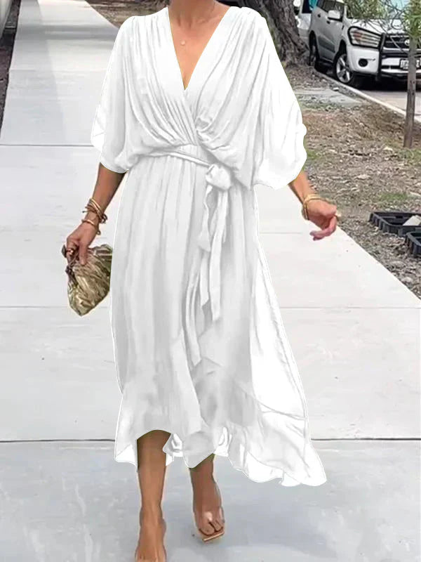 Avalon | Dress with V-Neckline