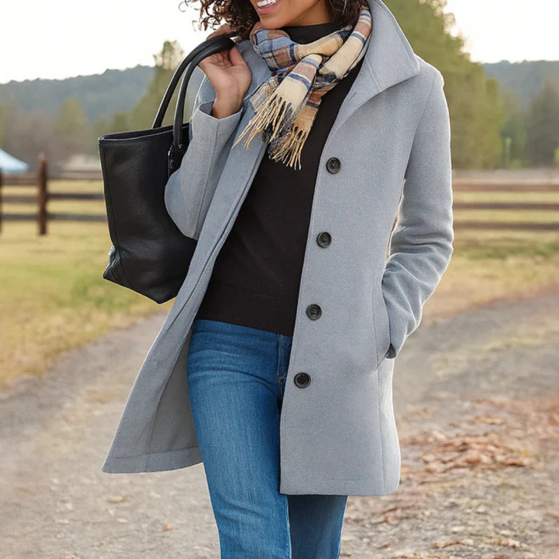Colette | Classic Button Coat