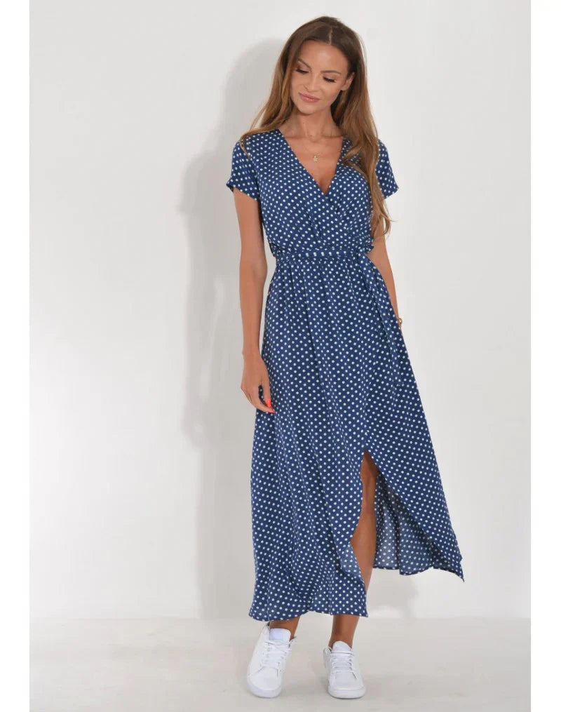Fabiana | Elegant Dress with V-Neckline