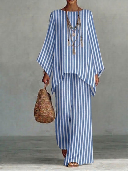 ANNA™ | ENSEMBLE EN COTON ET LIN AMPLE