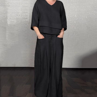 Noa | Ensemble Minimaliste Ample en Deux Pièces