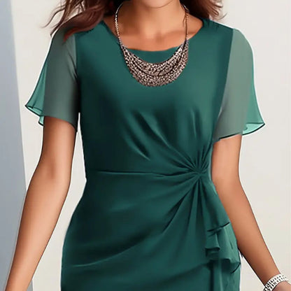 Raya™ | Robe Simple Élégante Midi