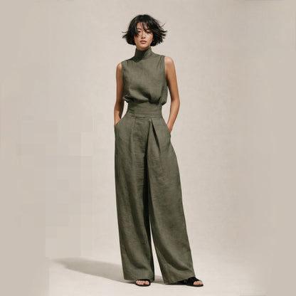 Elisa | Combinaison élégante à taille haute