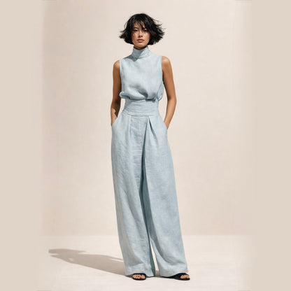 Elisa | Combinaison élégante à taille haute