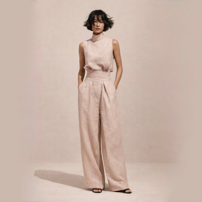 Elisa | Combinaison élégante à taille haute
