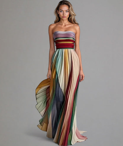 Anwen | Sleeveless Dress with Colorful Style