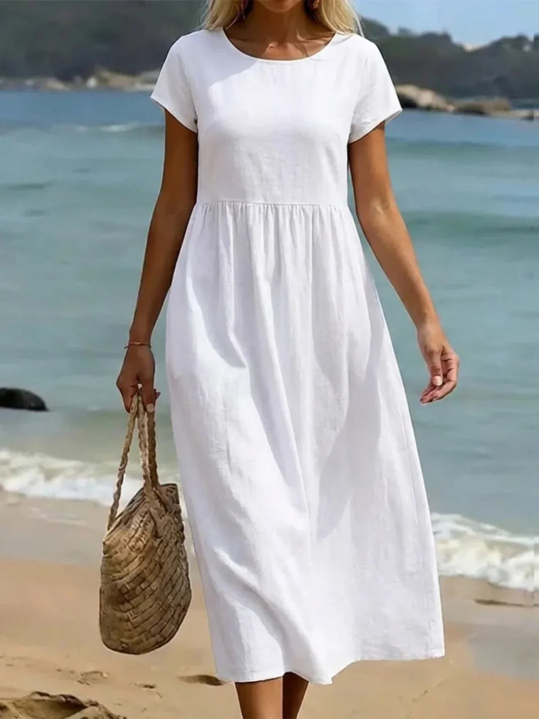Ursina™ | Robe Midi Fluide