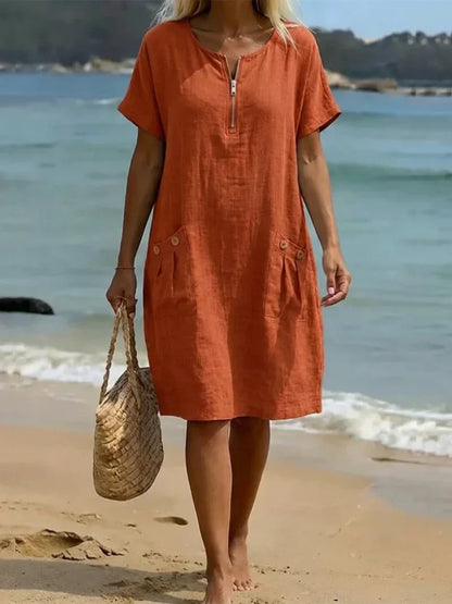 Pascale™ | Robe Maxi à Zip